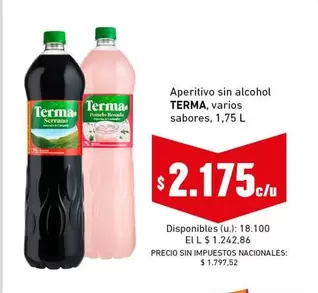 Terma - Aperitivo sin alcohol