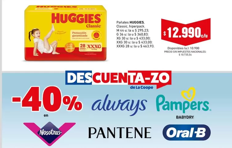 Huggies - Classic hiperpack