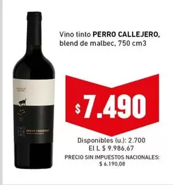 Malbec - PERRO CALLEJERO