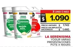 X$ - YOGUR VARIAS PRESENTACIONES