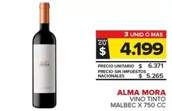 Alma Mora - VINO TINTO