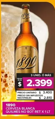 Quilmes - CERVEZA BLANCA