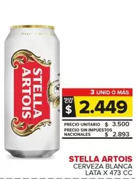 Stella Artois - CERVEZA BLANCA