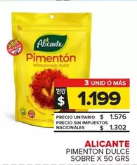 Alicante - PIMENTON DULCE