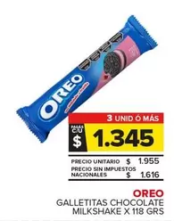 Oreo - GALLETITAS CHOCOLATE MILKSHAKE