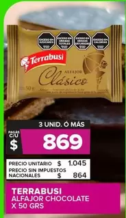 Terrabusi - ALFAJOR CHOCOLATE