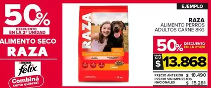Raza - ALIMENTO PERROS ADULTOS CARNE