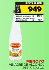 Menoyo - VINAGRE DE ALCOHOL
