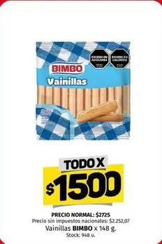 Bimbo - Vainillas