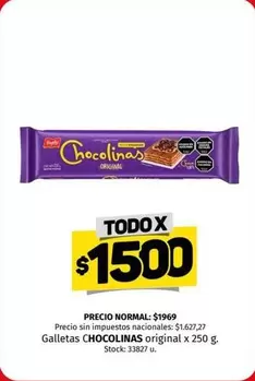 chocolinas - Galletas CHOCOLINAS original