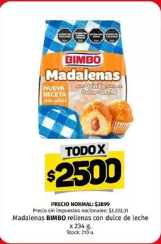 Bimbo - Madalenas