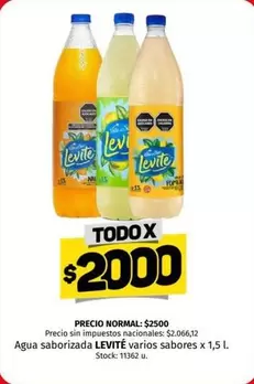 Levité - Agua saborizada