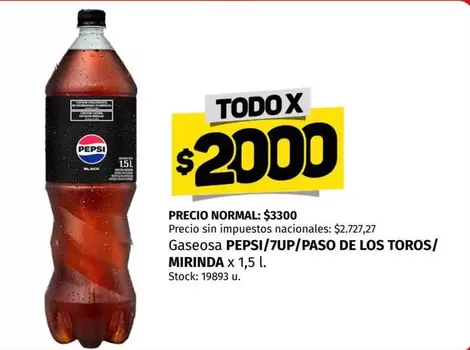 Pepsi - PEPSI/7UP/PASO DE LOS TOROS/MIRINDA