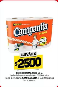 Campanita - Rollo de Cocina