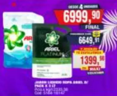 Ariel - JABON LIQUIDO ROPA