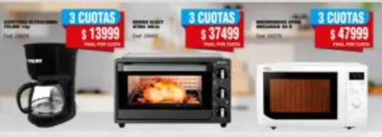 Oster - Cafetera , Horno Eléctrico, Microondas