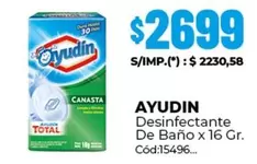 Ayudin - Desinfectante De Baño x 16 Gr.