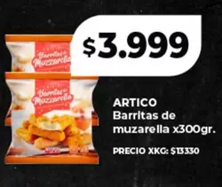 Artico - Barritas de muzarella