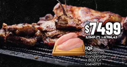 X$ - Suprema Congelada