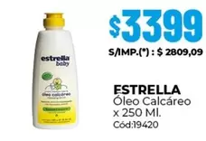 Estrella - Óleo Calcáreo