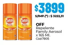 Off - Repelente Family Aerosol