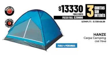 Carpa Camping