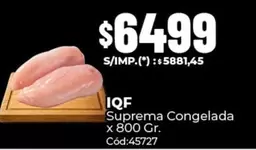 X$ - Suprema Congelada