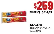 Arcor - Turrón x 25 Gr.