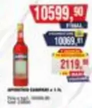 Campari - APERITIVO CAMPARI x 1 Lt.