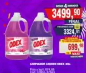 odex - LIMPADOR LIQUIDO ODEX 5L