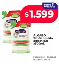 Algabo - Jabón liquído a/bact d/p