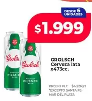 Grolsch - Cerveza lata