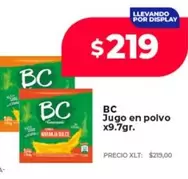 BC - Jugo en polvo