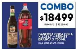 Coca cola - FERNET BRANCA + GASEOSA COCA COLA
