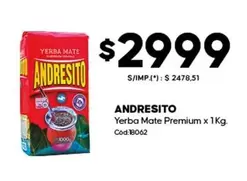 Andresito - Yerba Mate Premium x 1Kg
