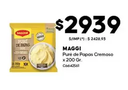 Maggi - Puré de Papas Cremoso