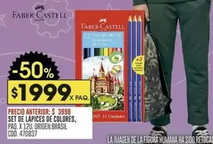 Faber Castell - SET DE LAPICES DE COLORES