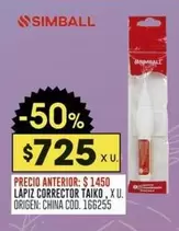 XL - LAPIZ CORRECTOR TAIKO, X U.