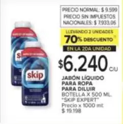 Skip - Jabón Líquido Para Ropa Para Diluir