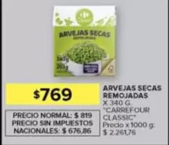 Carrefour - ARVEJAS SECAS REMOJADAS