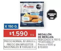 X$ - MEDALLÓN DE MERLUZA