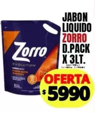 Zorro - JABON LIQUIDO D.PACK