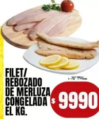 FILET/REBOZADO DE MERLUZA CONGELADA