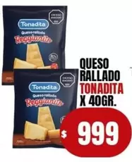 Tonadita - Queso Rallado Reggianito