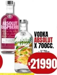 Absolut - VODKA 700CC