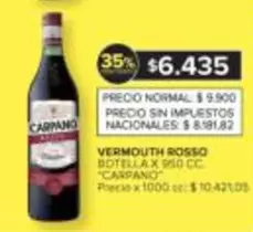 Carpano - VERMOUTH ROSSO