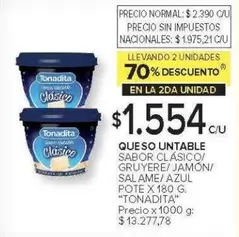 Tonadita - QUESO UNTABLE