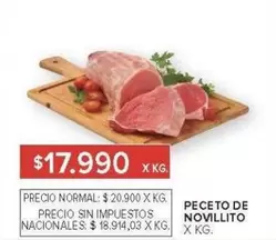 X$ - PECETO DE NOVILLITO