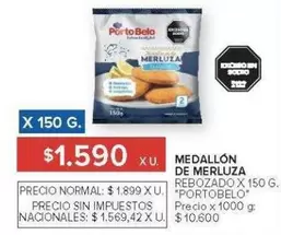 Porto Belo - MEDALLÓN DE MERLUZA