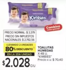 Kimbies - TOALLITAS HUMEDAS